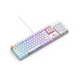 Glorious GMMK Modular Mechanical Keyboard Full Size (White Ice) - Gateron Brown Switch